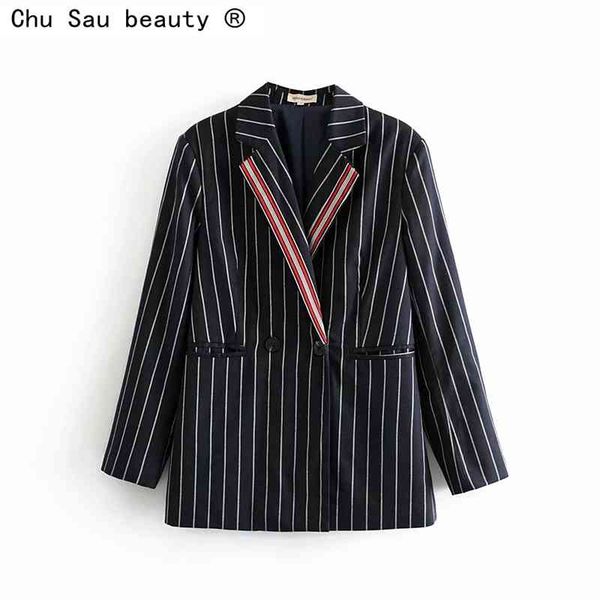fall winter fashion office ladies loose slim contrast stripes british style suit coat blazers for women mujer chaqueta 210508, White;black
fall winter fashion office ladies loose slim contrast stripes british style suit coat blazers for women mujer chaqueta 210508, White;black
