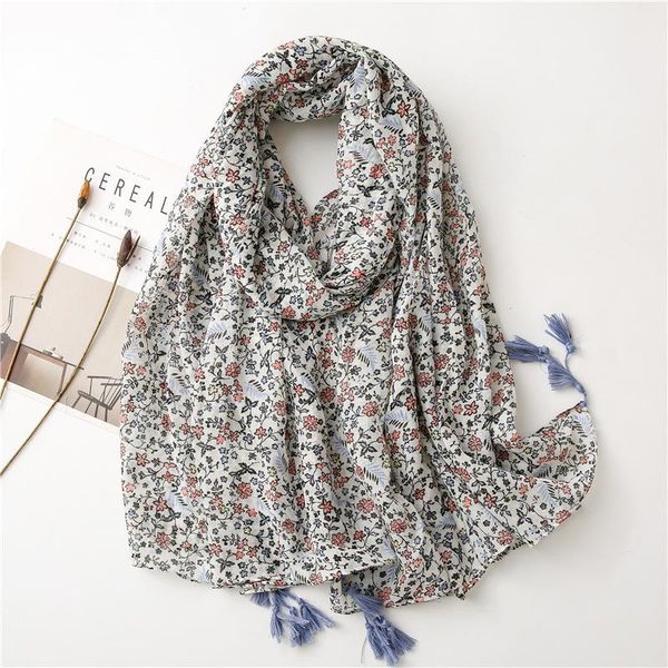 scarves 2021 floral scarf women large shawls pashmina hijab foulard echarpe design print lady beach stole head, Blue;gray
scarves 2021 floral scarf women large shawls pashmina hijab foulard echarpe design print lady beach stole head, Blue;gray