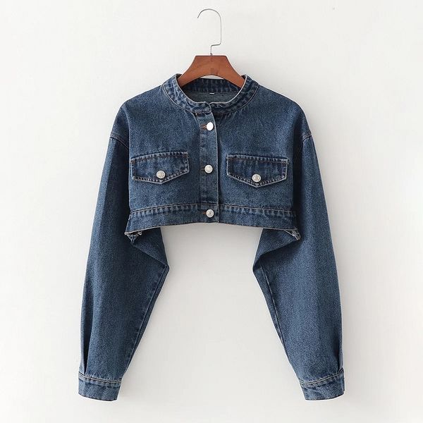 Women Fashion Chic Cotton Denim Cropped Jackets Fenale Casual Long Sleeve Short Coats Girls Casual Streetwear, Black;brown
Women Fashion Chic Cotton Denim Cropped Jackets Fenale Casual Long Sleeve Short Coats Girls Casual Streetwear, Black;brown