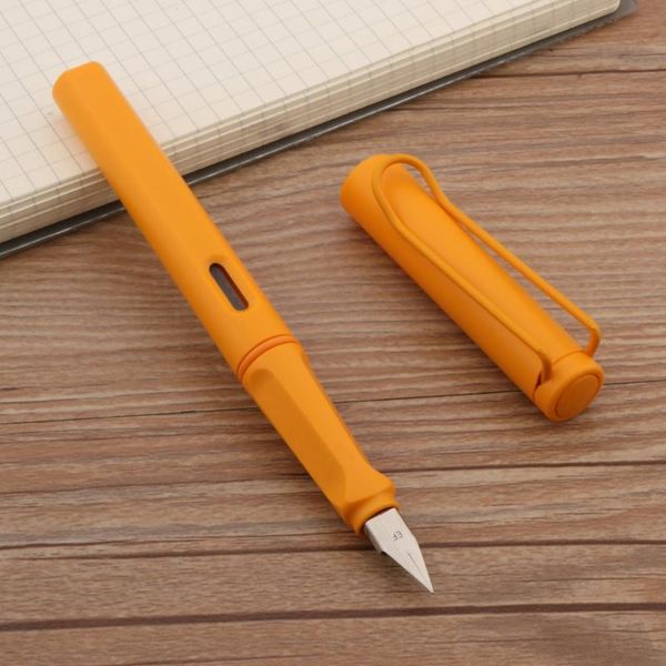 posture correction 370 plastic fountain pen ef f frosted yellow student stationery office supplies ink pens
posture correction 370 plastic fountain pen ef f frosted yellow student stationery office supplies ink pens