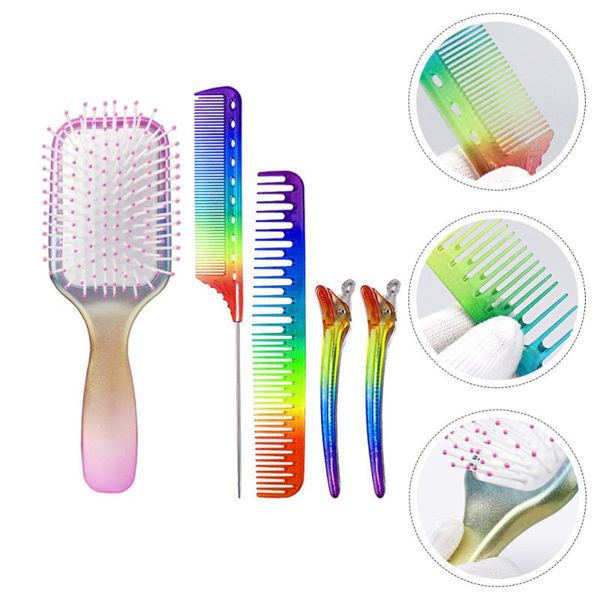 set hairstyling comb combs air cushion hairdressing tool hair brushes, Silver
set hairstyling comb combs air cushion hairdressing tool hair brushes, Silver