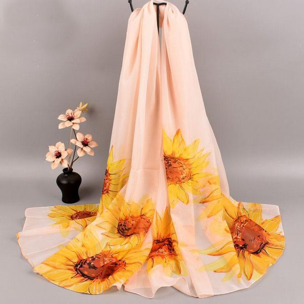 scarves 2021 180cm big size sunflower chiffon scarf silk square hijab cool shawl ladies foulard femme hair bufanda mujer, Blue;gray
scarves 2021 180cm big size sunflower chiffon scarf silk square hijab cool shawl ladies foulard femme hair bufanda mujer, Blue;gray
