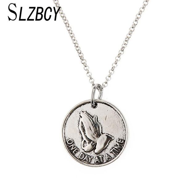silver color hand prayer necklaces for women man good luck daily wear stainless steel pendant necklace jewelry
silver color hand prayer necklaces for women man good luck daily wear stainless steel pendant necklace jewelry