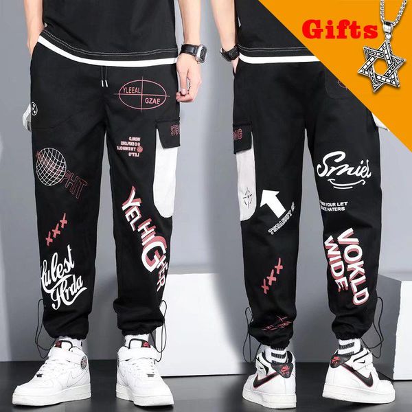 men's pants 2021 autumn winter cargo harajuku fashion men clothing hip hop casual streetwear joggers, Black
men's pants 2021 autumn winter cargo harajuku fashion men clothing hip hop casual streetwear joggers, Black