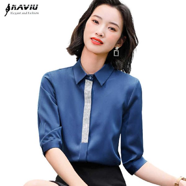 business shirt women spring fashion temperament half sleeve formal all-match chiffon blouses office ladies work 210604, White
business shirt women spring fashion temperament half sleeve formal all-match chiffon blouses office ladies work 210604, White