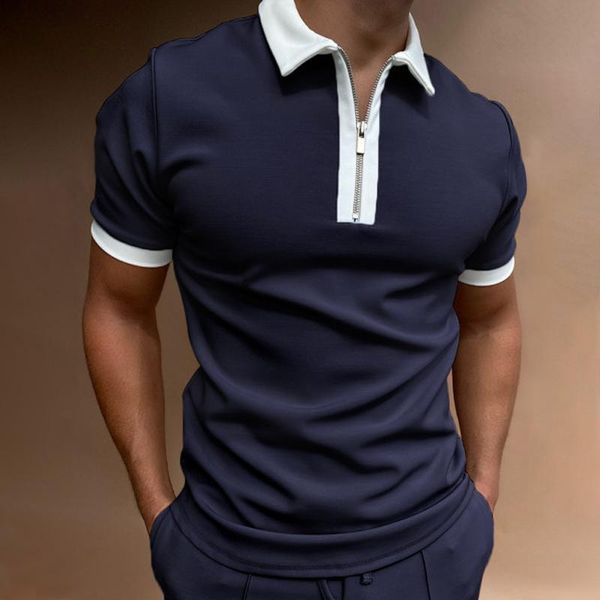 men's polos 2021 dress shirts summer trip solid color short sleeve for men clothing t shirt, White;black
men's polos 2021 dress shirts summer trip solid color short sleeve for men clothing t shirt, White;black