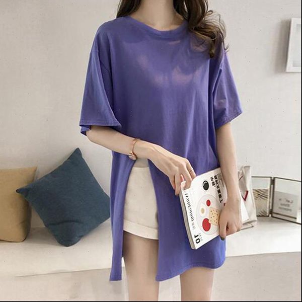 womens harajuku summer loose casual women female short sleeve tees t shirts side slit tumblr soild color basic shirt, White
womens harajuku summer loose casual women female short sleeve tees t shirts side slit tumblr soild color basic shirt, White