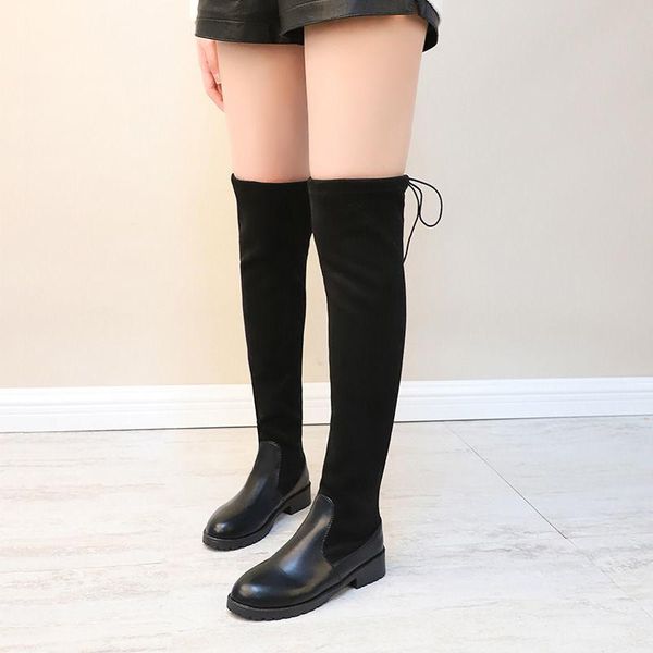 boots winter over the knee women stretch fabrics high heel slip on shoes pointed toe woman long, Black
boots winter over the knee women stretch fabrics high heel slip on shoes pointed toe woman long, Black