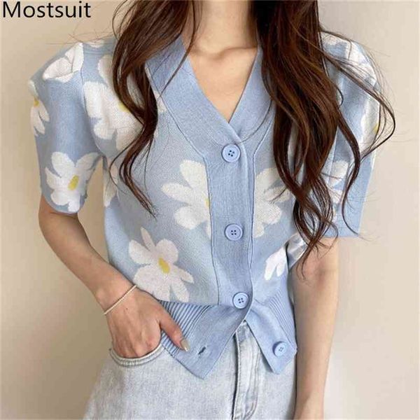 floral knitted women cardigan knitwear summer short sleeve v-neck single breasted sweater korean vintage elegant jumpers 210513, White;black
floral knitted women cardigan knitwear summer short sleeve v-neck single breasted sweater korean vintage elegant jumpers 210513, White;black