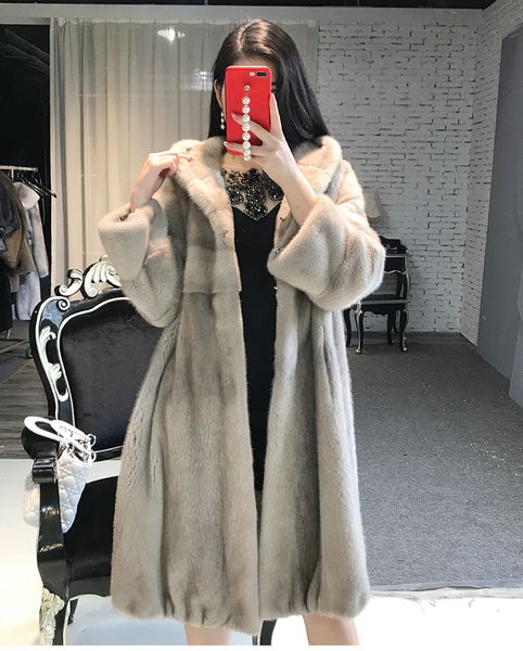women's fur & faux yz furture real natural coat for women winter warm long size with hood loose coats luxury genuine jacket female1 1l3, Black
women's fur & faux yz furture real natural coat for women winter warm long size with hood loose coats luxury genuine jacket female1 1l3, Black