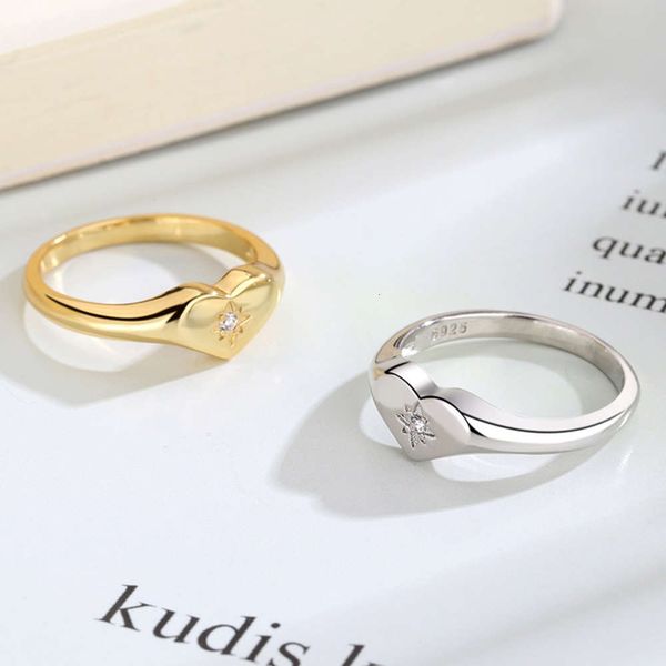 smooth cold wind advanced sense heart fashion personality index finger women's single brick ring face, Black
smooth cold wind advanced sense heart fashion personality index finger women's single brick ring face, Black