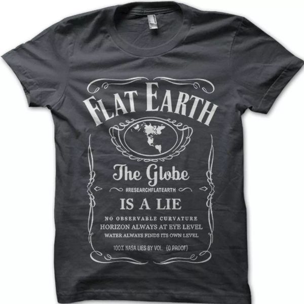 Flat Earth, Earth is FLAT, Firmament, NASA Conspiracy Globe Lie t-shirt 9806, White;black
Flat Earth, Earth is FLAT, Firmament, NASA Conspiracy Globe Lie t-shirt 9806, White;black