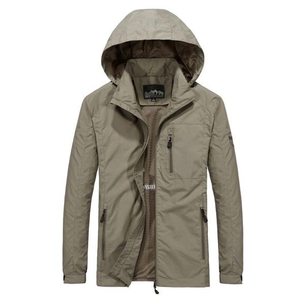 men's jackets plus size 6xl windbreaker waterproof military hooded water proof wind breaker casual coat male 2021 autumn, Black;brown
men's jackets plus size 6xl windbreaker waterproof military hooded water proof wind breaker casual coat male 2021 autumn, Black;brown