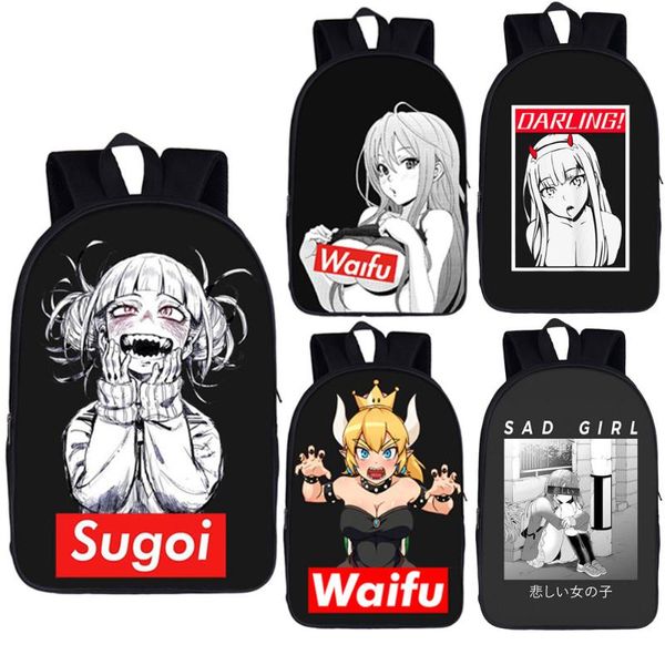 backpack waifu otaku sugoi / darling senpai school bags for teenage girls boys bookbag travel bagback women laptop
backpack waifu otaku sugoi / darling senpai school bags for teenage girls boys bookbag travel bagback women laptop