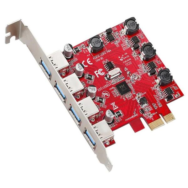 hubs computer accessories 4 ports usb 3.0 pci e card adapter converter for window xp/vista/7/8/8.1/10 high speed transmission
hubs computer accessories 4 ports usb 3.0 pci e card adapter converter for window xp/vista/7/8/8.1/10 high speed transmission