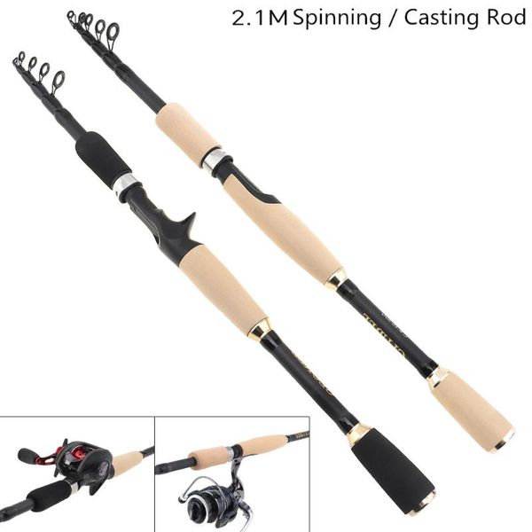 2.1m 6 section carbon fiber lure fishing rod ultra light spinning / casting pole strong and durable boat rods
2.1m 6 section carbon fiber lure fishing rod ultra light spinning / casting pole strong and durable boat rods