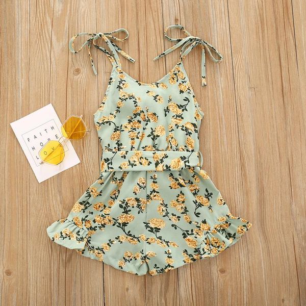 jumpsuits summer toddler baby girls romper sleeveless floral printed suspender ruffle jumpsuit belt girl clothes 6months -4 years, Blue
jumpsuits summer toddler baby girls romper sleeveless floral printed suspender ruffle jumpsuit belt girl clothes 6months -4 years, Blue