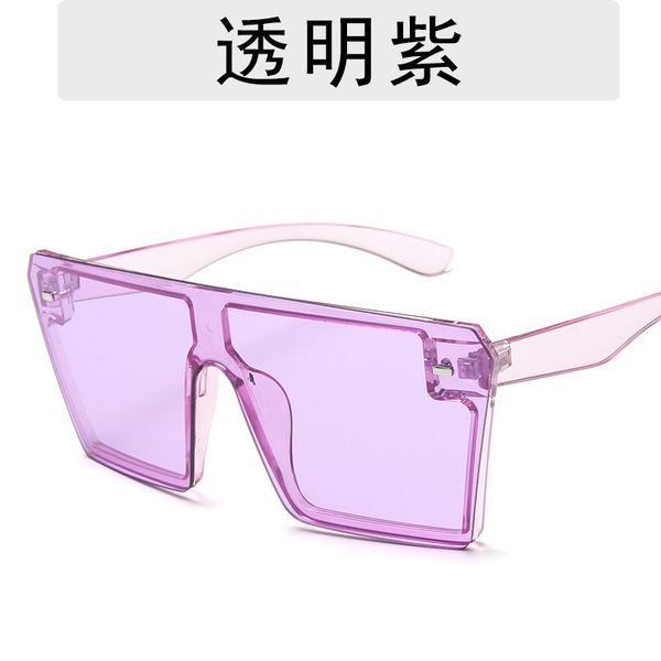 Oversized 2020 Fashion Square Sunglasses Retro Gradient Big Frame Sun Glasses For Women One Piece Gafas Shade Mirror Clear Lens, White;black
Oversized 2020 Fashion Square Sunglasses Retro Gradient Big Frame Sun Glasses For Women One Piece Gafas Shade Mirror Clear Lens, White;black