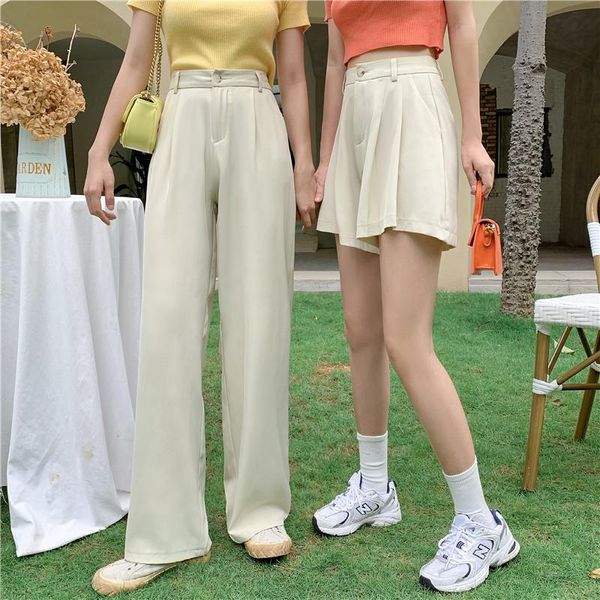 women's pants & capris women summer high waist loose beige wide leg long suit zipper full length straight trousers 2021 solid color, Black;white
women's pants & capris women summer high waist loose beige wide leg long suit zipper full length straight trousers 2021 solid color, Black;white