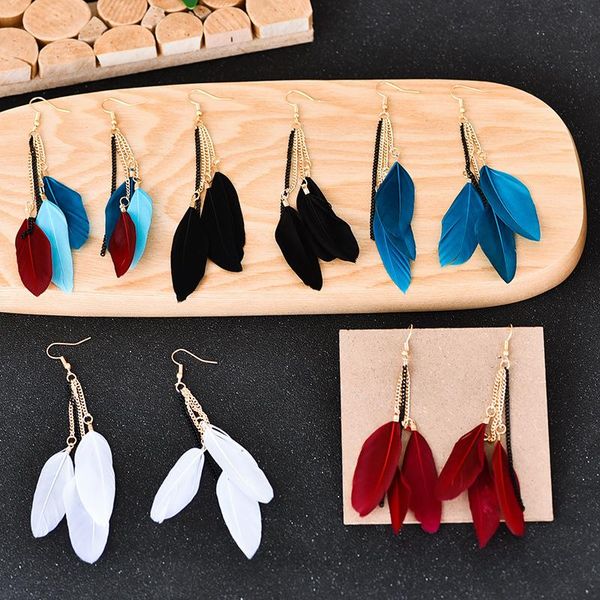 dangle & chandelier retro long fairy multi-layer chain mixed color feather bohemian earrings female accessories wholesale multicolor optiona, Silver
dangle & chandelier retro long fairy multi-layer chain mixed color feather bohemian earrings female accessories wholesale multicolor optiona, Silver