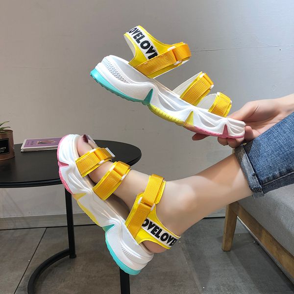 womens sandals yellow jelly sandals platform rainbow shoes women beach summer sandals new arrivals womens sandalias plataforma, Black
womens sandals yellow jelly sandals platform rainbow shoes women beach summer sandals new arrivals womens sandalias plataforma, Black
