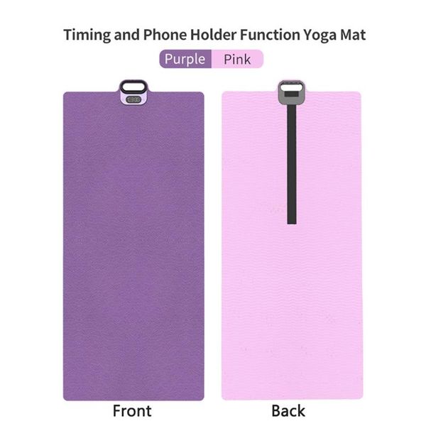 timing and phone holder function 183*61cm yoga mat battery mats 
timing and phone holder function 183*61cm yoga mat battery mats