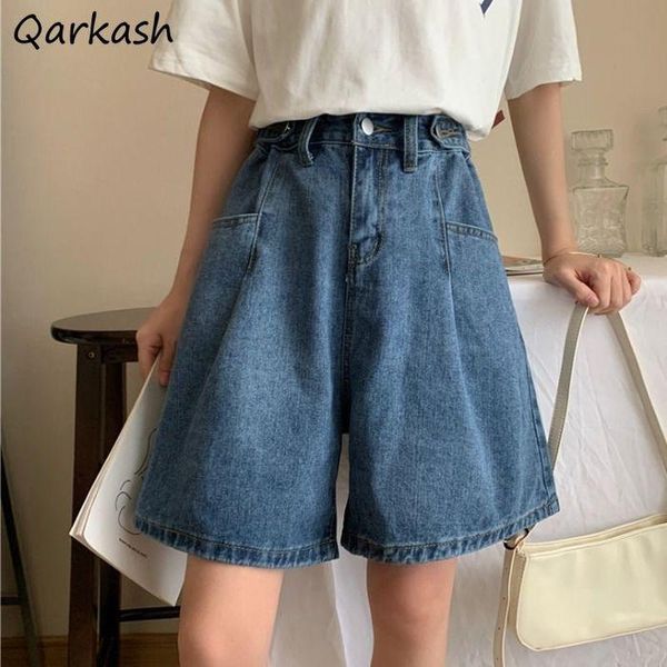 women's shorts women denim loose vintage chic pure ins korean summer high waist female washed stylish all-match bf style retro trouser, White;black
women's shorts women denim loose vintage chic pure ins korean summer high waist female washed stylish all-match bf style retro trouser, White;black