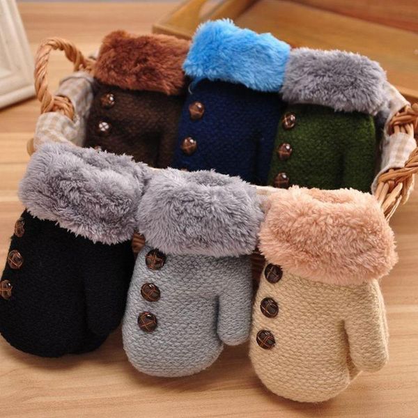 sports gloves baby boys girls children's mittens winter knitted warm rope for children 1-3/3-7 years old, Black
sports gloves baby boys girls children's mittens winter knitted warm rope for children 1-3/3-7 years old, Black