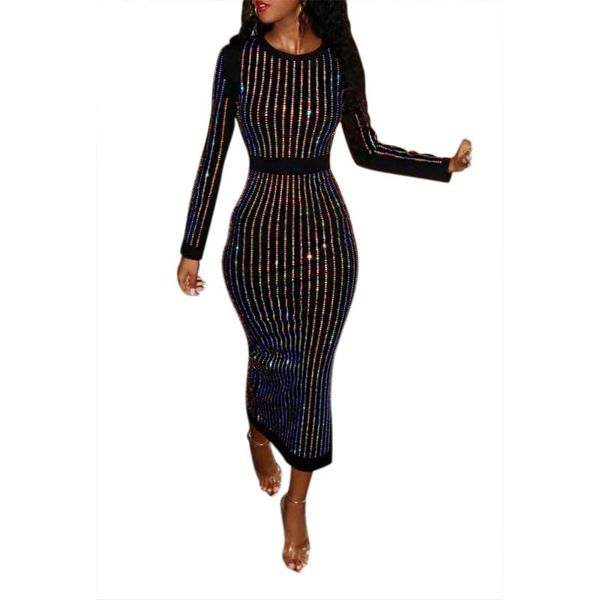 casual dresses chic rhinestone dress women sparkle long sleeve slim autumn winter mt4428, Black;gray
casual dresses chic rhinestone dress women sparkle long sleeve slim autumn winter mt4428, Black;gray