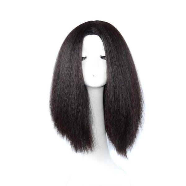 synthetic wigs yaki straight bob afro kinky wig for black woman heat resistant fiber middle length hair 14inch
synthetic wigs yaki straight bob afro kinky wig for black woman heat resistant fiber middle length hair 14inch