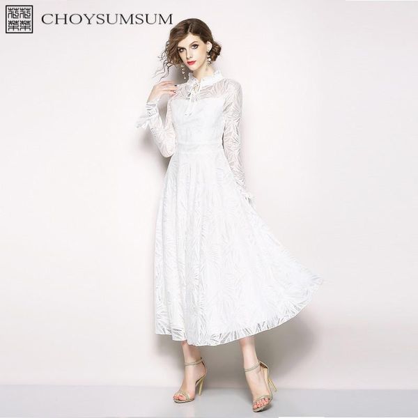 casual dresses choysumsum 2021 autumn women white brief petal sleeve bowlace elegant long dress, Black;gray
casual dresses choysumsum 2021 autumn women white brief petal sleeve bowlace elegant long dress, Black;gray
