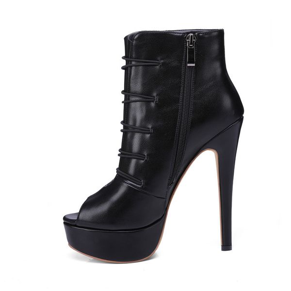 boots women's peep toe ankle booties buttons decoration high heel platform slip on stiletto black plus size us15
boots women's peep toe ankle booties buttons decoration high heel platform slip on stiletto black plus size us15
