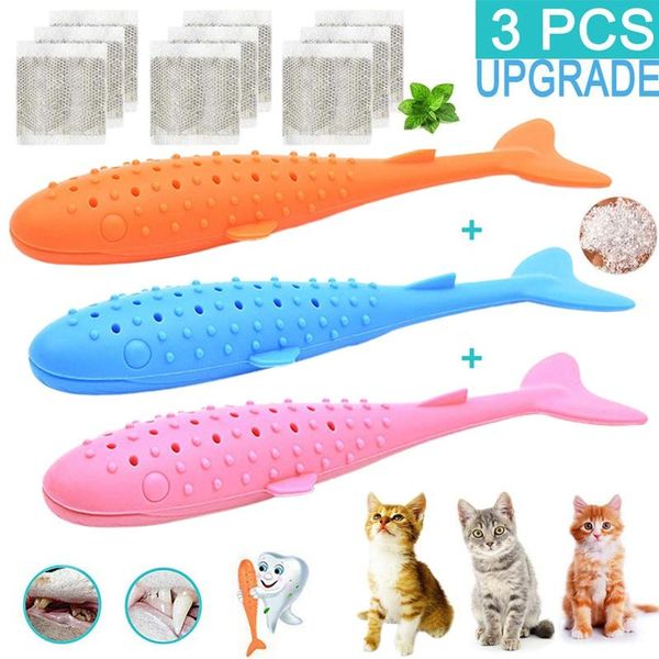 cat toys 3 pcs catnip toothbrush shape of fish silicone teeth cleaning chew toy refillable peppermint
cat toys 3 pcs catnip toothbrush shape of fish silicone teeth cleaning chew toy refillable peppermint