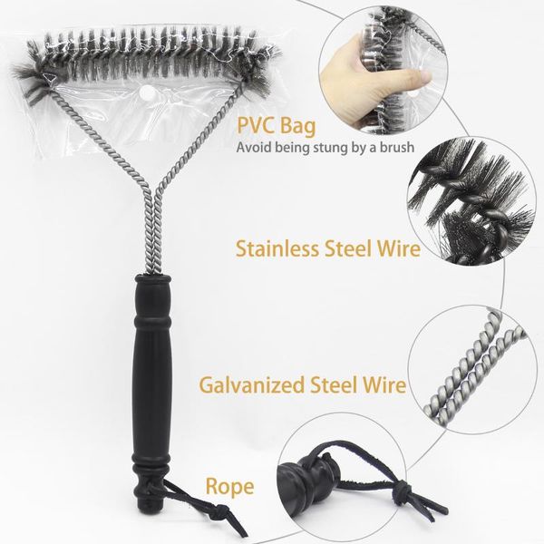 tools & accessories bbq grill brush barbecue stainless steel cooking wire bristles triangle cleaning brushes kitchen
tools & accessories bbq grill brush barbecue stainless steel cooking wire bristles triangle cleaning brushes kitchen