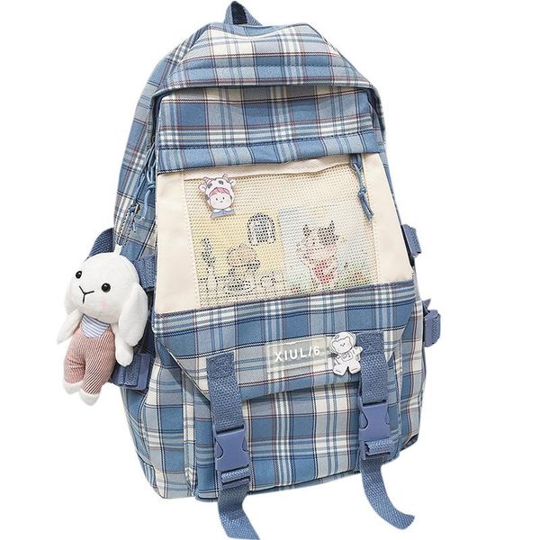 school bags teenage for girls cute backpack women canvas large capacity student schoolbag fashion plaid 2021
school bags teenage for girls cute backpack women canvas large capacity student schoolbag fashion plaid 2021
