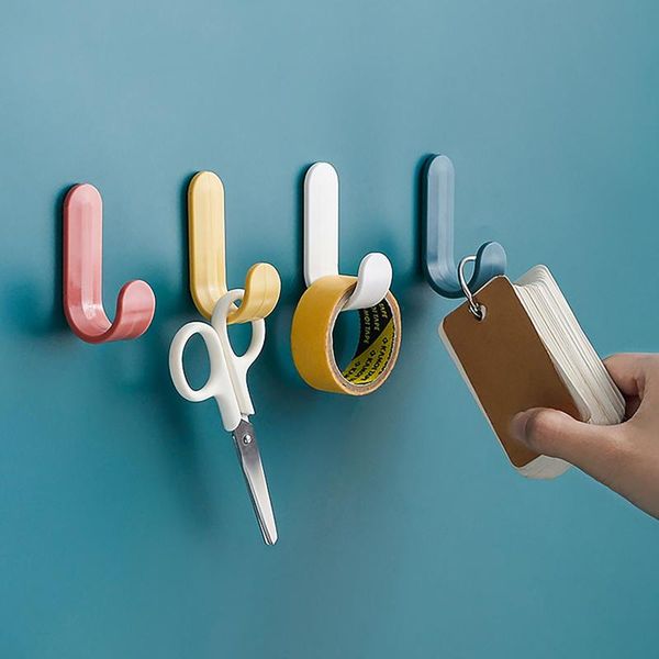 hooks & rails hook strong viscose punching household wall hanging 6 color hook, no mark
hooks & rails hook strong viscose punching household wall hanging 6 color hook, no mark