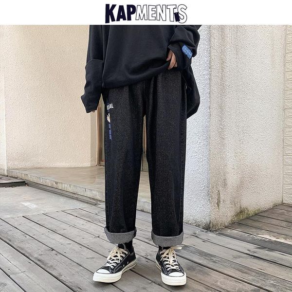 men's jeans kapments men baggy wide leg vintage harajuku pants 2021 japanese streetwear solid denim trousers male kpop y2k, Blue
men's jeans kapments men baggy wide leg vintage harajuku pants 2021 japanese streetwear solid denim trousers male kpop y2k, Blue