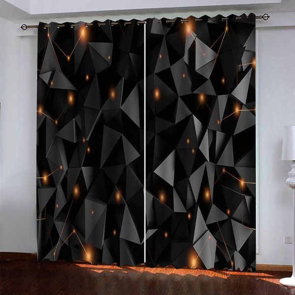 curtain & drapes european curtains po painted 3d living room black geometry printing blockout polyester
curtain & drapes european curtains po painted 3d living room black geometry printing blockout polyester