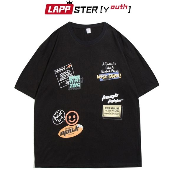 men printed oversized graphic shirts summer mens korean fashions streetwear shirt man cotton casual ees 210420, White;black
men printed oversized graphic shirts summer mens korean fashions streetwear shirt man cotton casual ees 210420, White;black