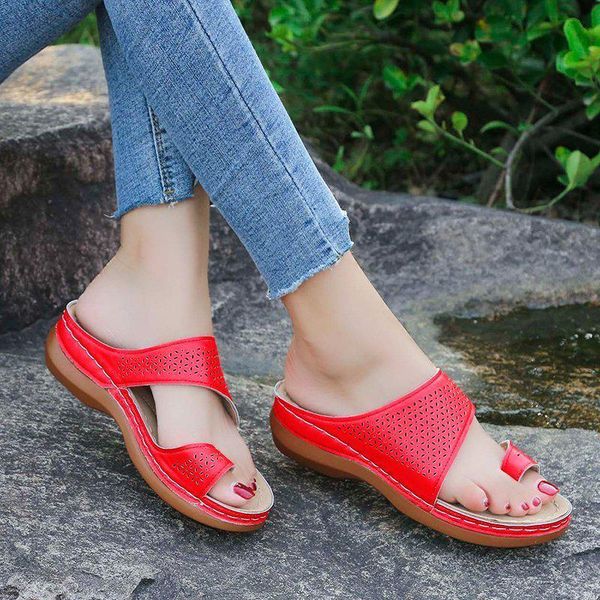 women's summer comfy red sandals platform flat shoes female breathable hollow beach leather comfortable sandal slippers, Black
women's summer comfy red sandals platform flat shoes female breathable hollow beach leather comfortable sandal slippers, Black