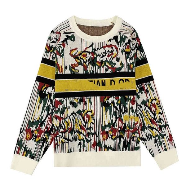 same sweater female autumn winter new round neck long sleeve pullover letter jacquard, White
same sweater female autumn winter new round neck long sleeve pullover letter jacquard, White