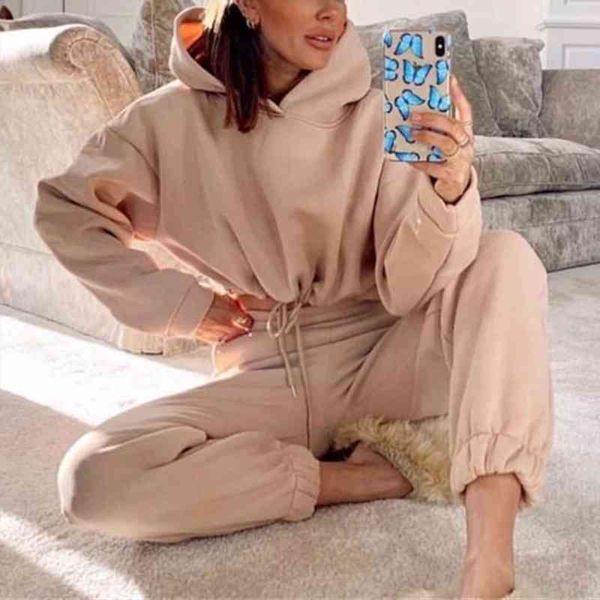 two piece set casual solid womens pants color long sleeved hoodie trousers sweatershirt sports suit tracksuit, White
two piece set casual solid womens pants color long sleeved hoodie trousers sweatershirt sports suit tracksuit, White