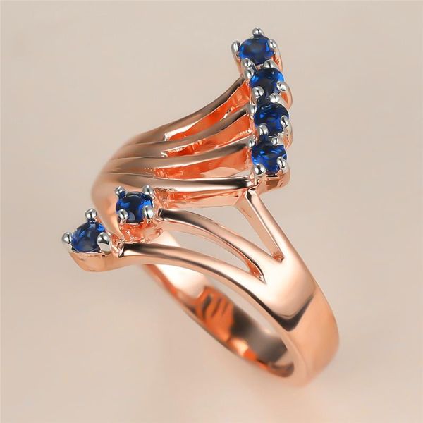 simple female blue crystal stone ring charm rose gold color wedding classic bride round zircon engagement rings for women, Slivery;golden
simple female blue crystal stone ring charm rose gold color wedding classic bride round zircon engagement rings for women, Slivery;golden