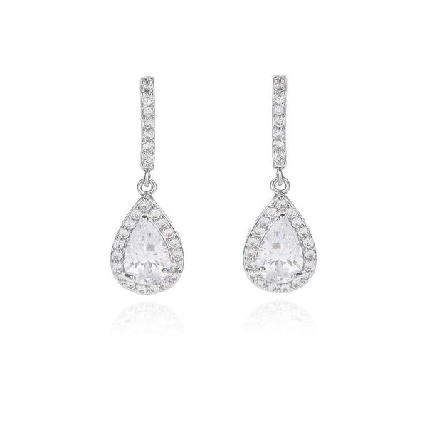 dangle & chandelier classic cubic zircon drop earrings for wedding, crystals earring bride, women girl gift ce10048, Silver
dangle & chandelier classic cubic zircon drop earrings for wedding, crystals earring bride, women girl gift ce10048, Silver