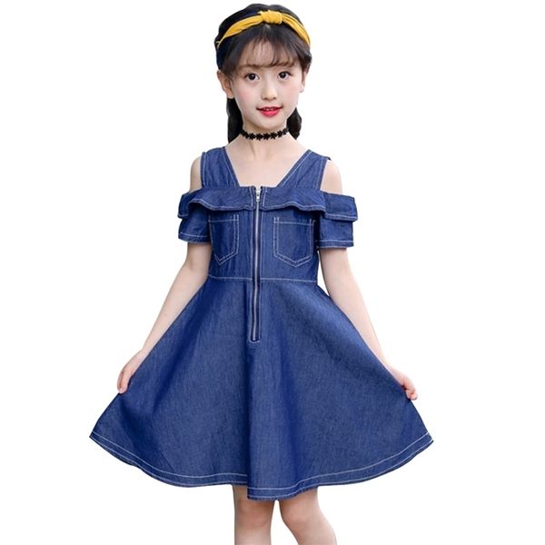 kids denim dresses for girls pockets party off shoulder kid dress summer childrens clothing 6 8 10 12 14 210527, Red;yellow
kids denim dresses for girls pockets party off shoulder kid dress summer childrens clothing 6 8 10 12 14 210527, Red;yellow