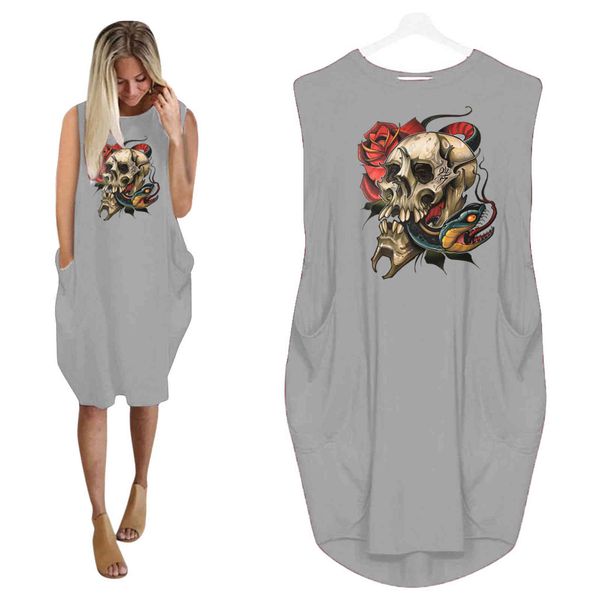 casual dresses european and american cross border skull great female design around the loose casual neck dress 2waz, Black;gray
casual dresses european and american cross border skull great female design around the loose casual neck dress 2waz, Black;gray