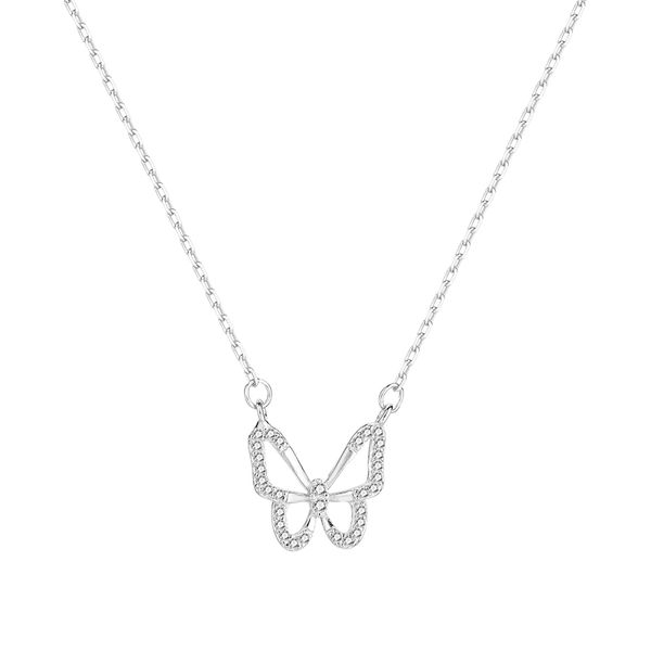 butterfly necklace ifashion necklace light luxury niche design feeling collarbone chain female contracted temperament, Silver
butterfly necklace ifashion necklace light luxury niche design feeling collarbone chain female contracted temperament, Silver