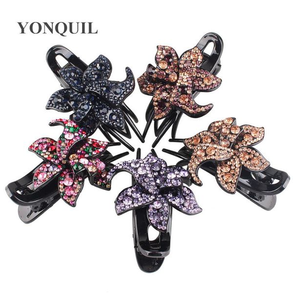 fashion flower rhinestone hairpin for women duckbill clip large disk hairclips ladies headdress daily girls headwear accessory hair clips &, Golden;silver
fashion flower rhinestone hairpin for women duckbill clip large disk hairclips ladies headdress daily girls headwear accessory hair clips &, Golden;silver