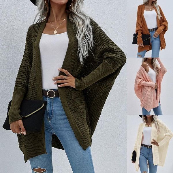 women's knits & tees 2021 women casual sweater cardigan western batwing long sleeve comfortable loose simple open stitch solid autumn t, White
women's knits & tees 2021 women casual sweater cardigan western batwing long sleeve comfortable loose simple open stitch solid autumn t, White