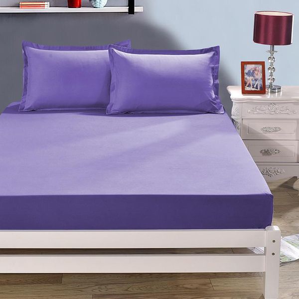 sheets & sets 1pcs 100% polyester solid fitted sheet mattress cover four corners with elastic band bed
sheets & sets 1pcs 100% polyester solid fitted sheet mattress cover four corners with elastic band bed